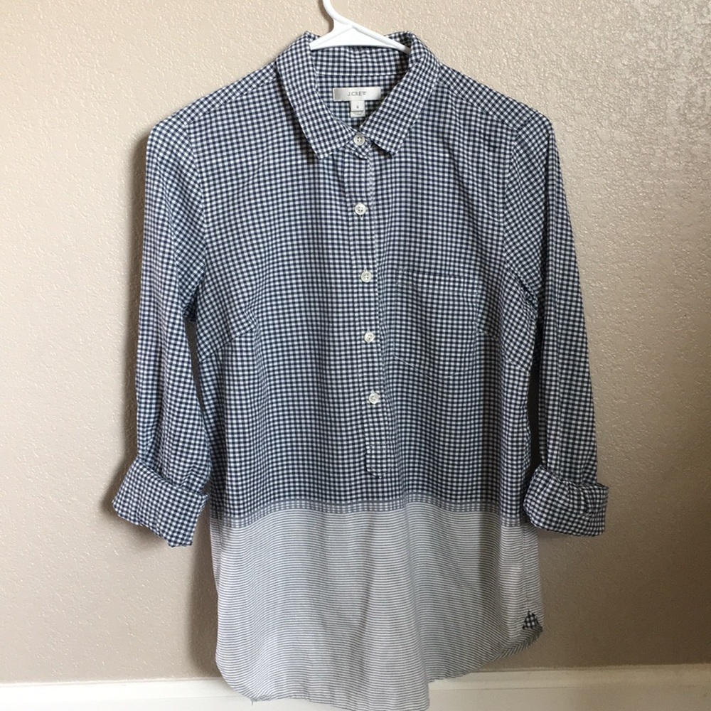 J. Crew blue dress shirt size 6 a2